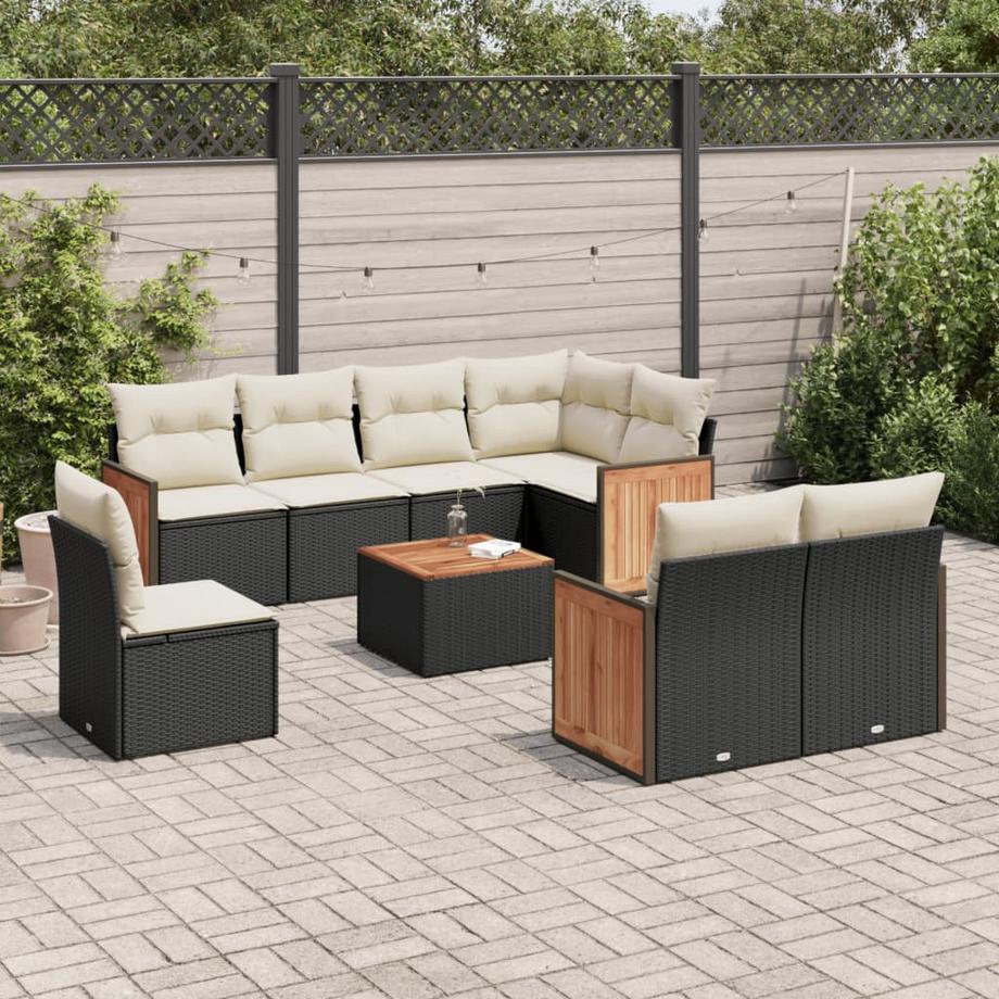 VidaXL Garten sofagarnitur poly-rattan  