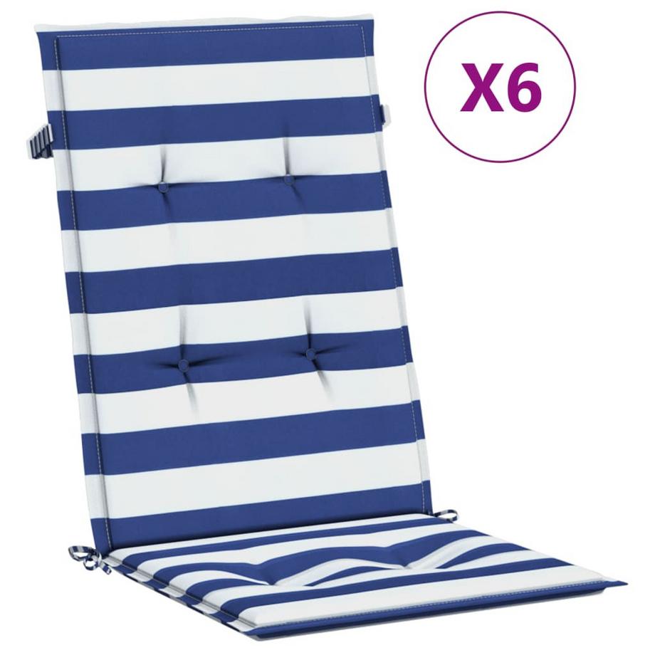 Coussin de chaise à dossier haut tissu