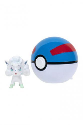 jazwares  Pokemon Clip'n'Go Poke Balls Alolan Vulpix & Poke Ball 5cm 