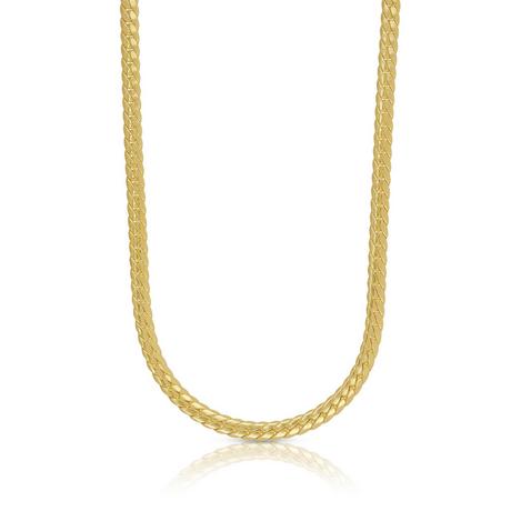 MUAU Schmuck  Collier Panzer Gelbgold 750, 3.6mm, 50cm 