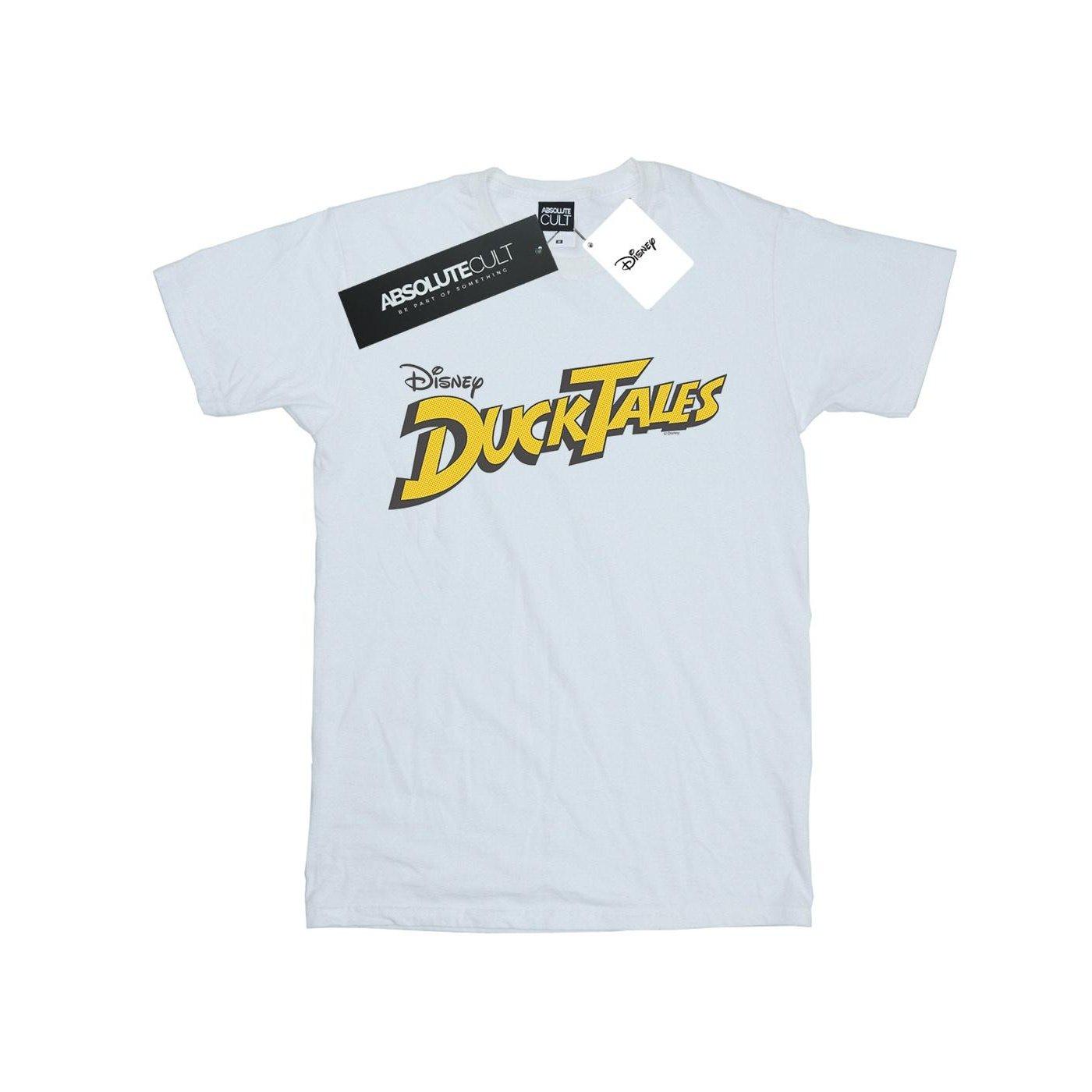 Image of Duck Tales Logo Tshirt Unisex Weiss 140/146