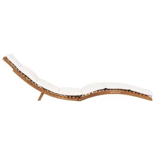 VidaXL Chaise longue teck  