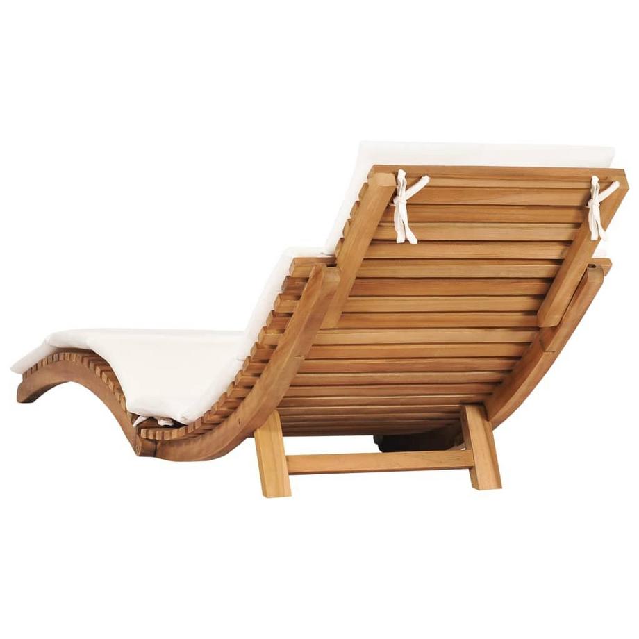 VidaXL Sonnenliege teak  