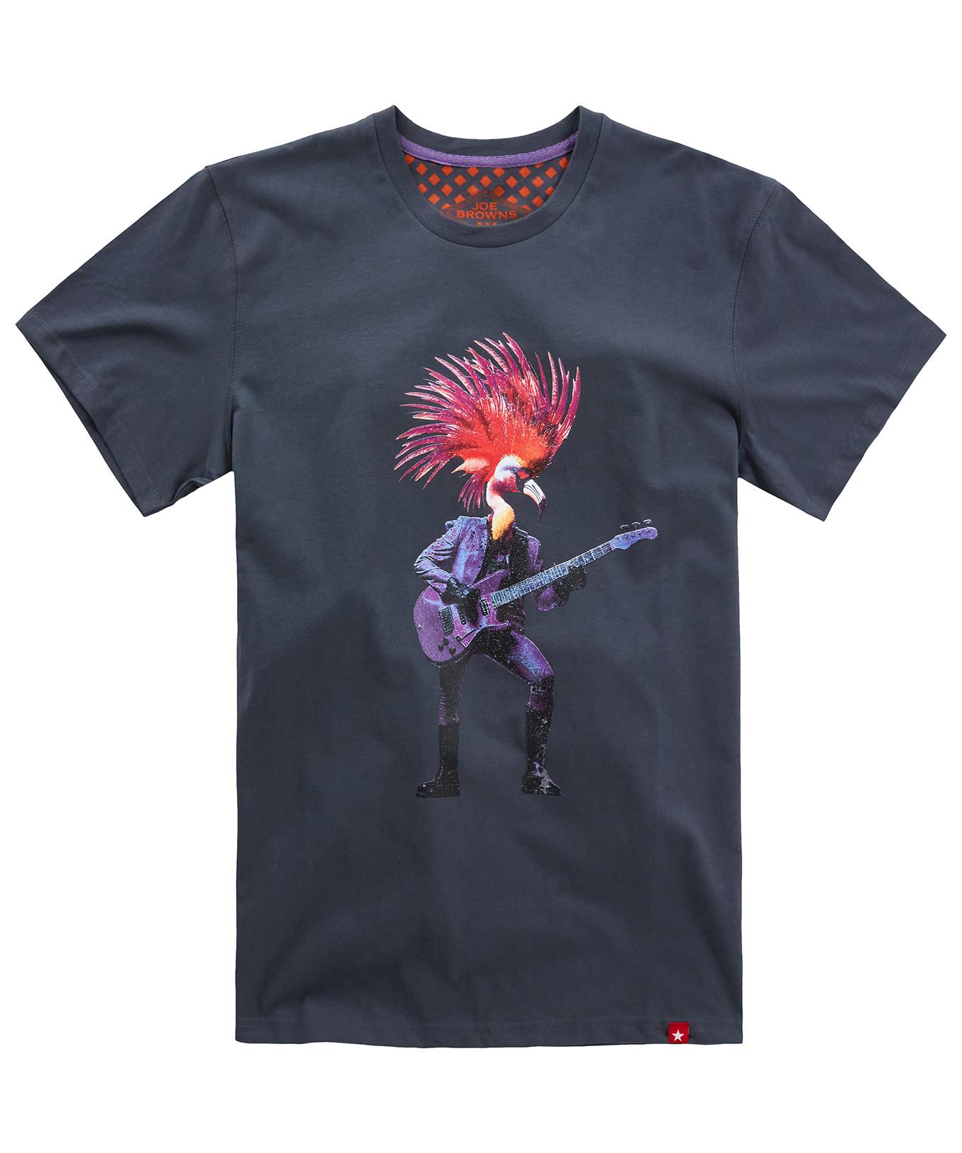 Joe Browns  T-Shirt Graphique Flamand Rose Rock and Roll 