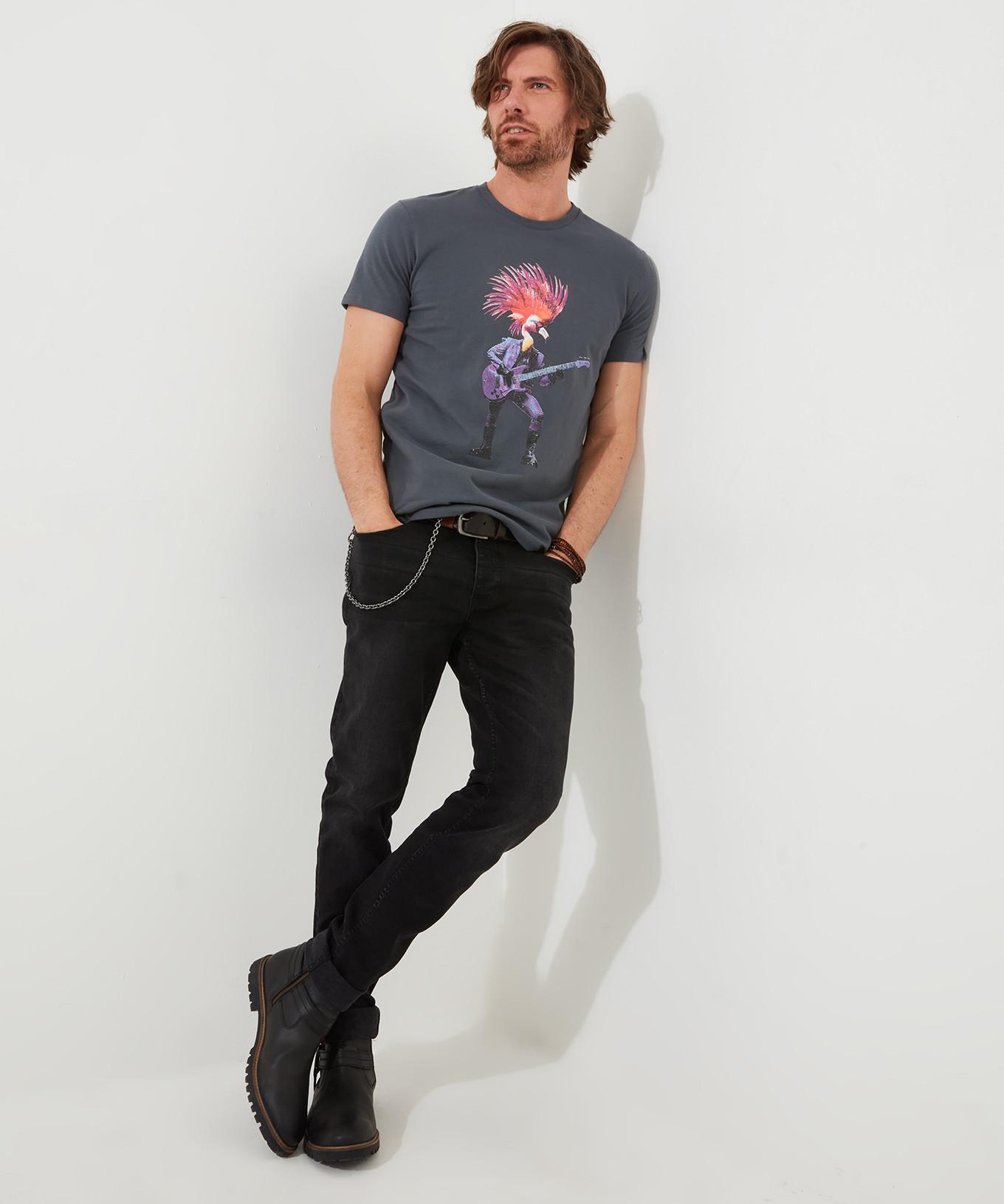 Joe Browns  T-Shirt Graphique Flamand Rose Rock and Roll 