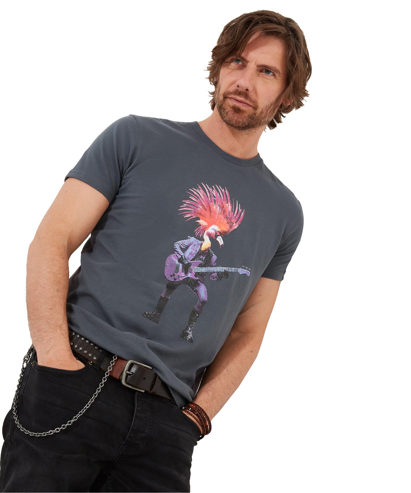 Joe Browns  T-Shirt Graphique Flamand Rose Rock and Roll 