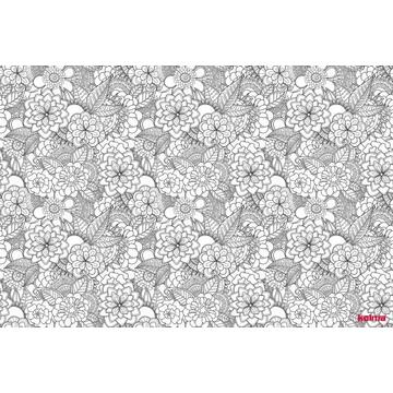 KOLMA Schreibunterlage 35.570.20 Blumen 50x34cm