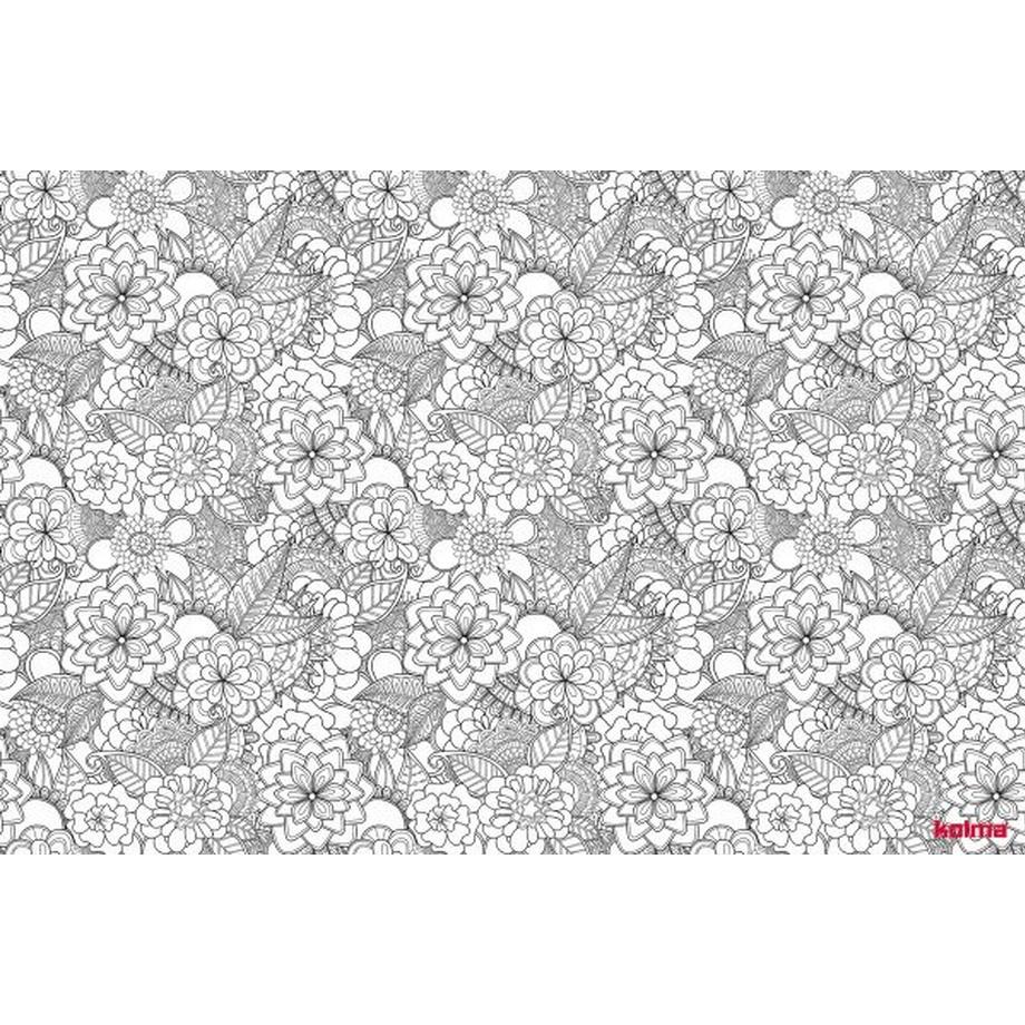 Kolma KOLMA Schreibunterlage 35.570.20 Blumen 50x34cm  