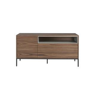 ANGEL CERDA Sideboard in Grau und Nussbaumholz  