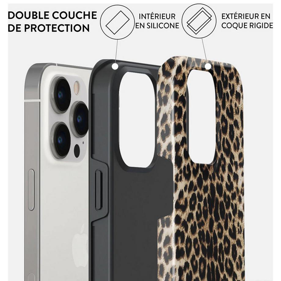 Burga  Coque pour iPhone 14 Pro Tough Modèle Player 