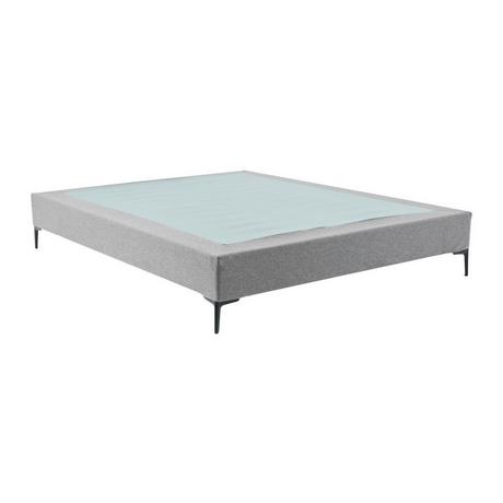 Ysmée Sommier déco tapissier 160 x 200 cm déhoussable - Gris - ISANI de YSMÉE  