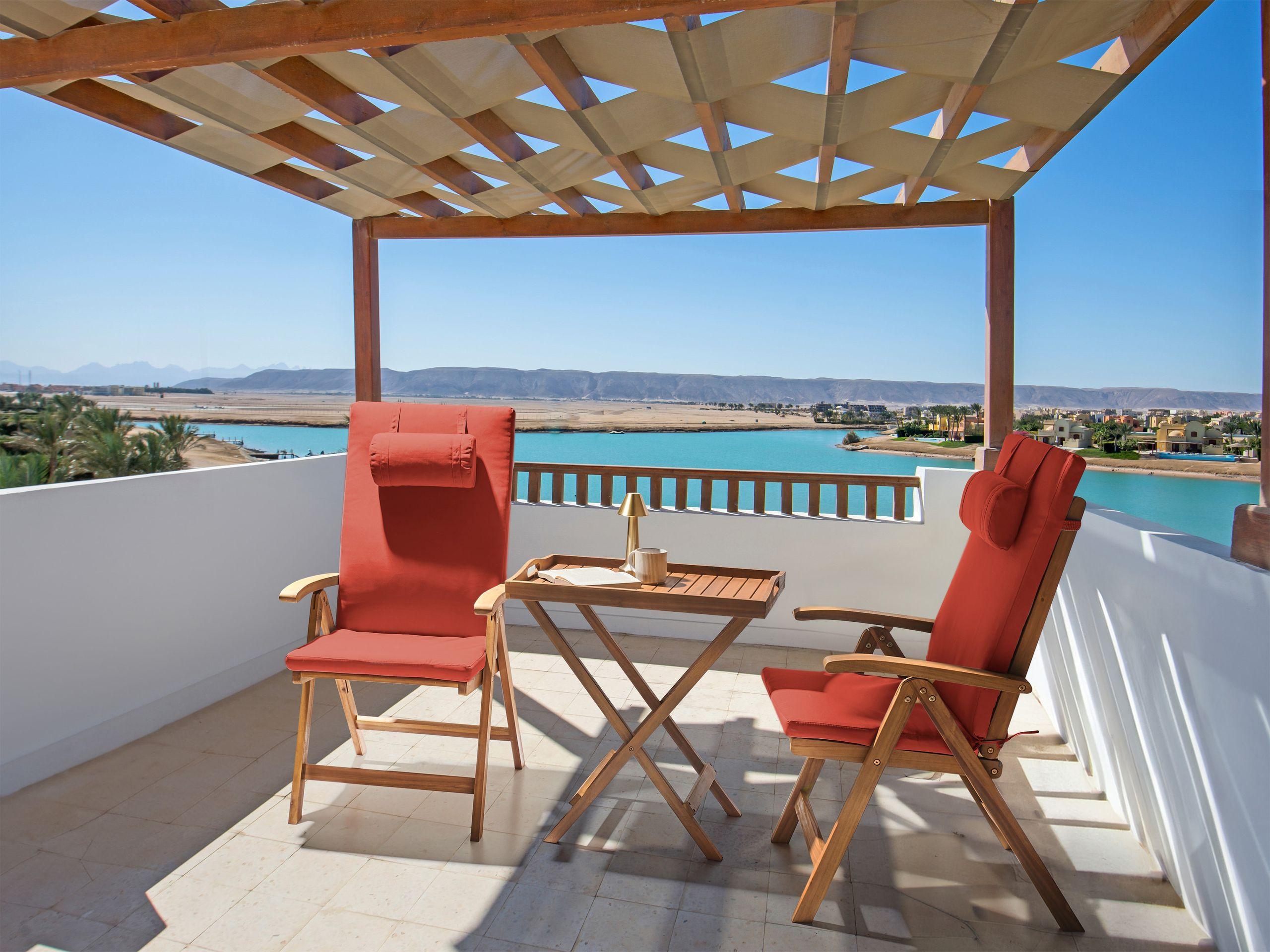 Beliani Sitzauflagen 2er Set aus Polyester Modern JAVA/AMANTEA PREMIUM  