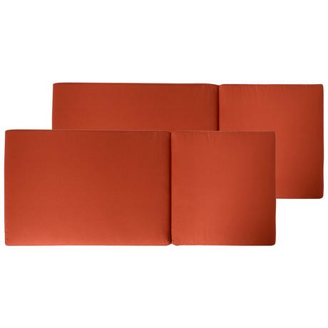 Beliani Sitzauflagen 2er Set aus Polyester Modern JAVA/AMANTEA PREMIUM  