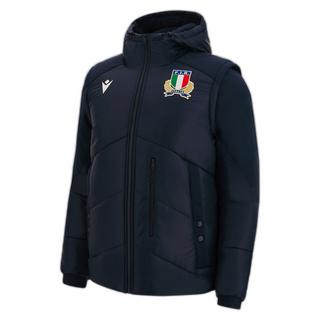 macron  Daunenjacke mit abnehmbaren Ärmeln Italie Rugby 2022/23 