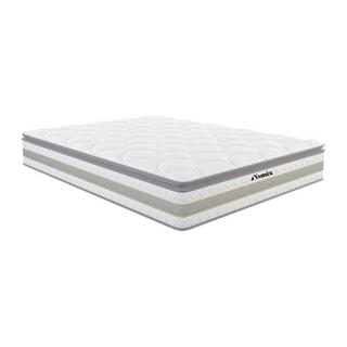 DREAMEA Ensemble sommier + Matelas ressorts ensachés surmatelas intégré CANTERBURY de DREAMEA  