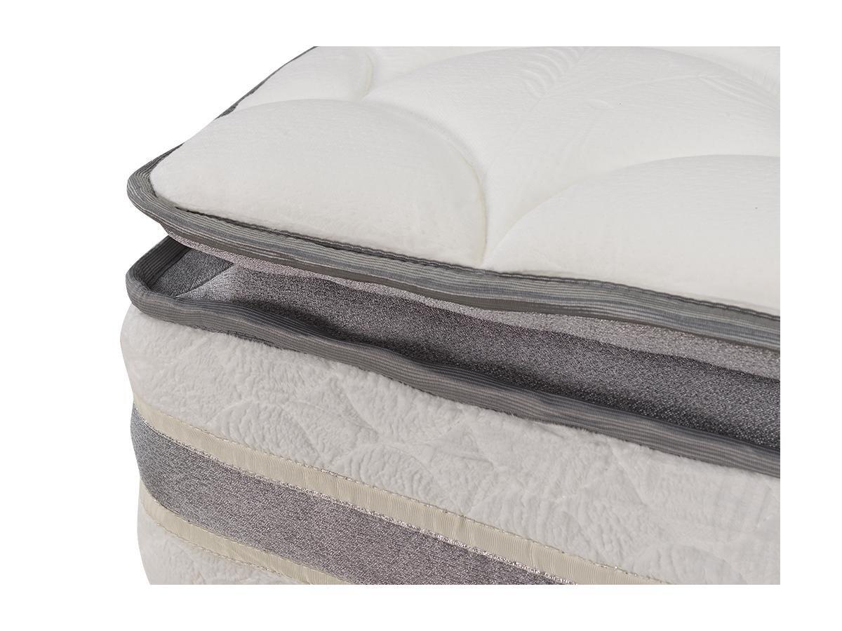 DREAMEA Ensemble sommier + Matelas ressorts ensachés surmatelas intégré CANTERBURY de DREAMEA  