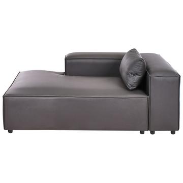 Chaise longue côté droit en Cuir écologique vegan Moderne BRANDE