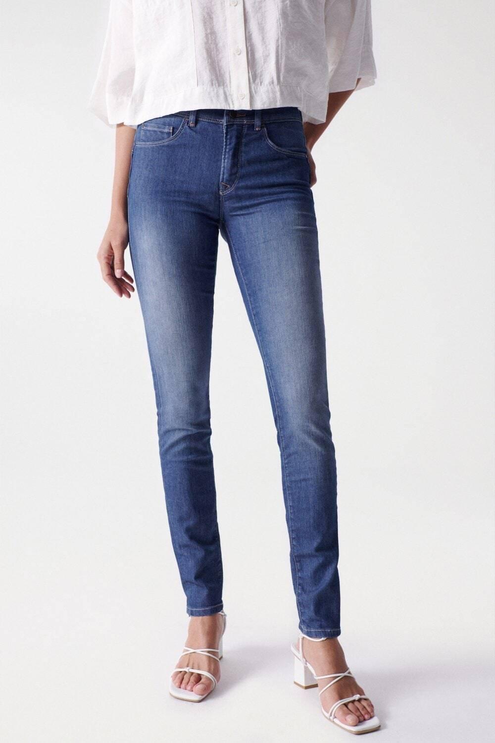 Image of Jeans Secret Skinny Damen Blau L32/W27