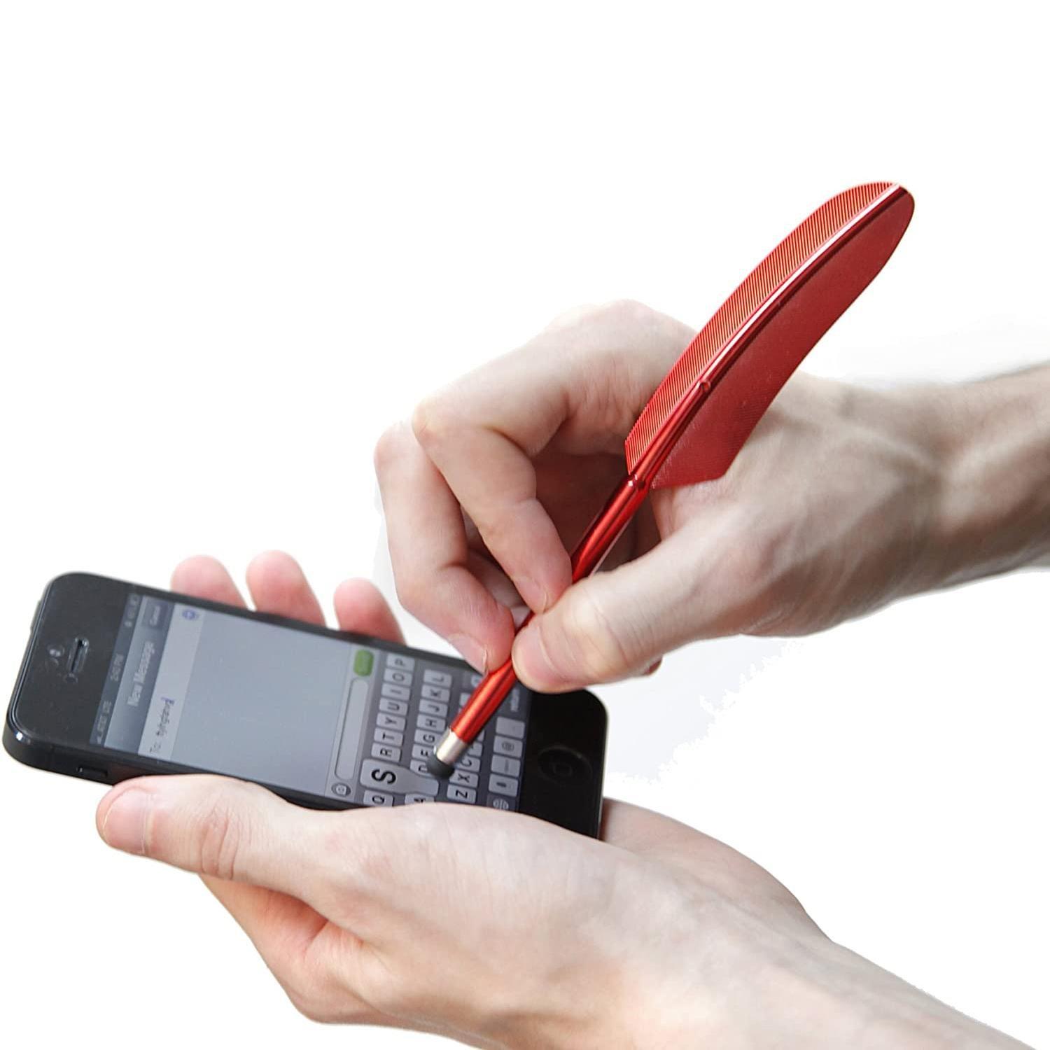 eStore  Dotato di penna per touchscreen, rosso 