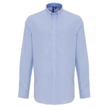 PREMIER  Chemise à rayures en coton riche Oxford 