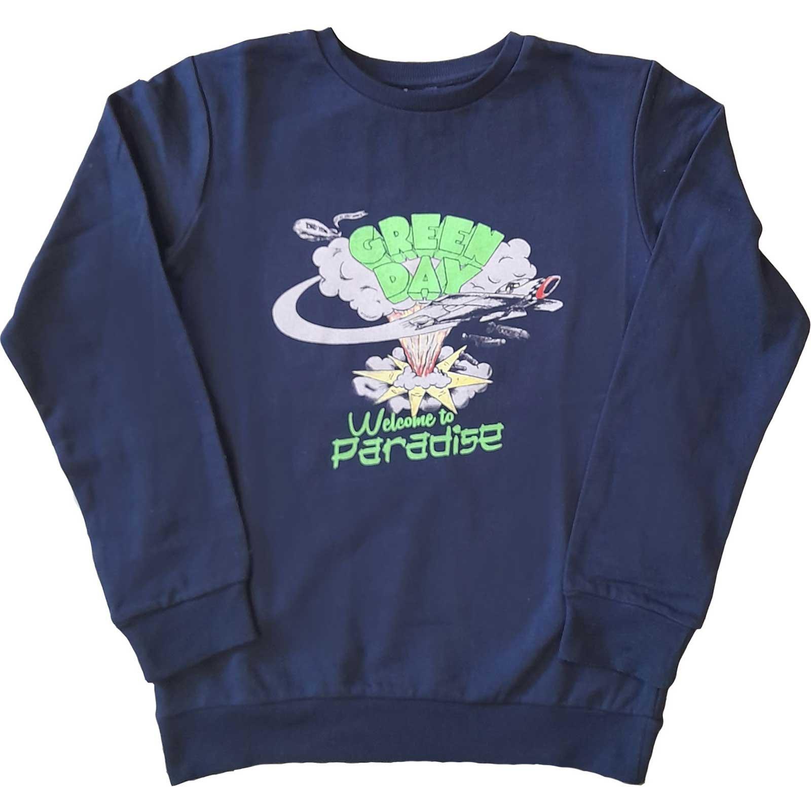 Image of Welcome To Paradise Sweatshirt Mädchen Blau 140/146