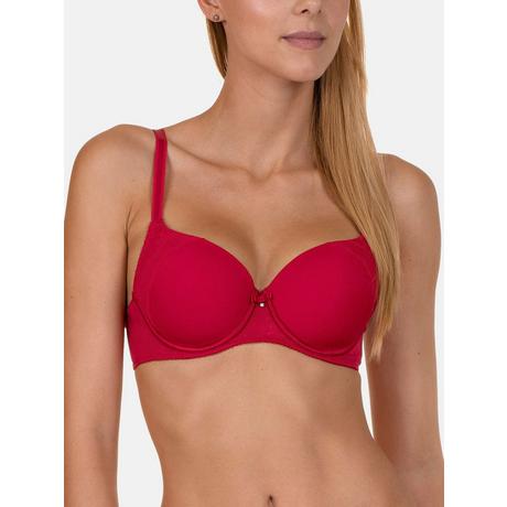 Lisca  Reggiseno preformato Evelyn rosso B a E 