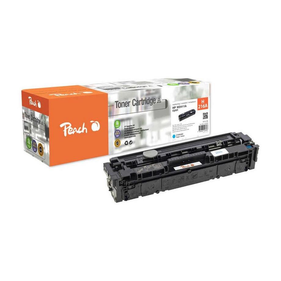 Peach  112434 cartuccia toner 1 pz Compatibile Ciano 