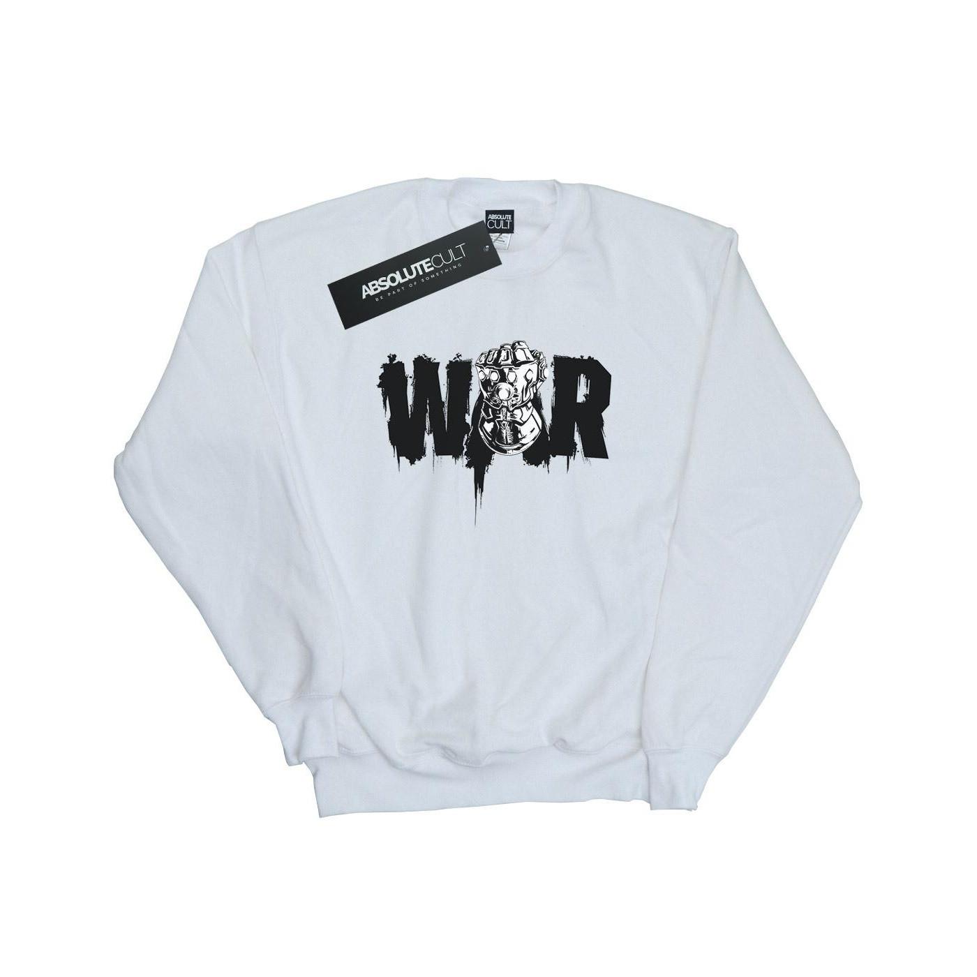 Image of Avengers Infinity War Fist Sweatshirt Damen Weiss S