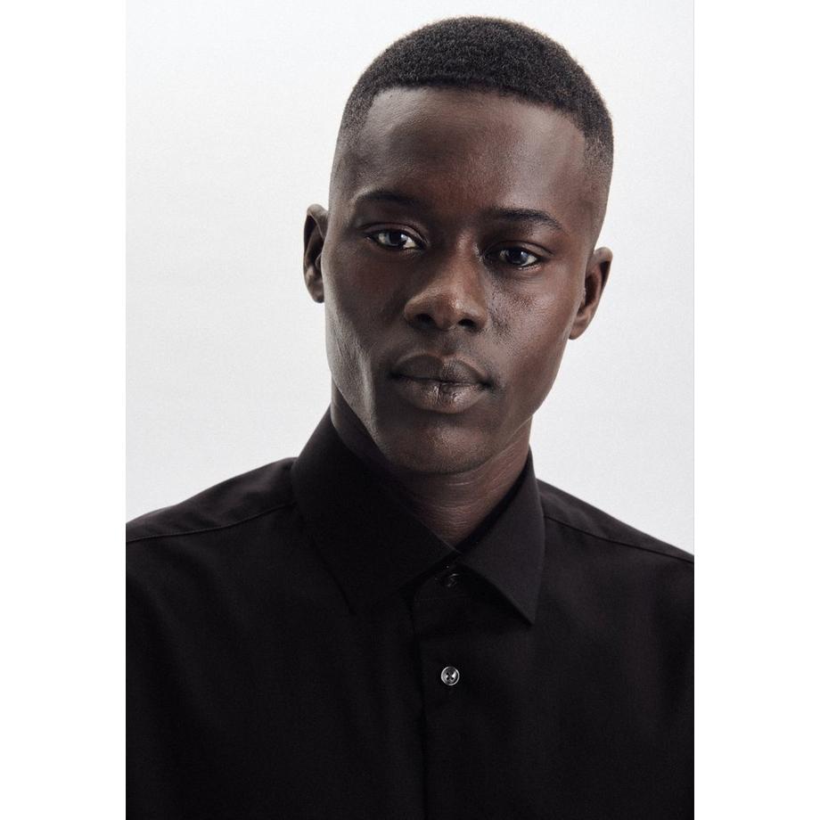 Seidensticker Camicia Business Shaped Fit Manica lunga tinta unita  