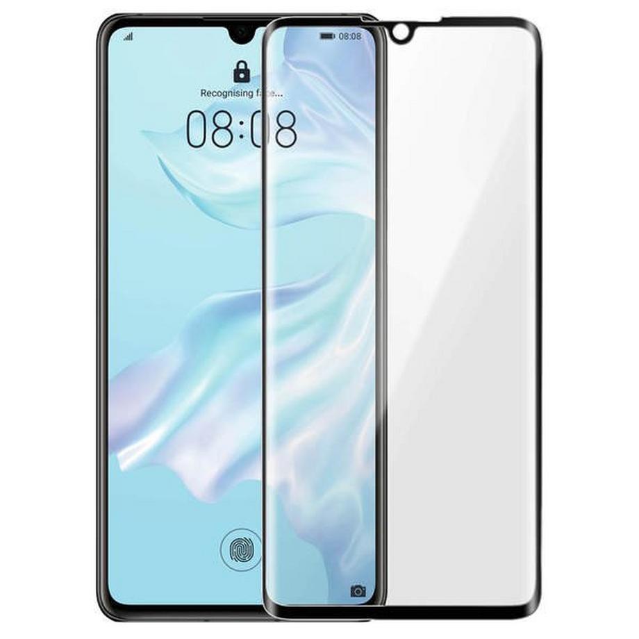 Avizar  Panzerglas Folie Huawei P30 Schwarz 