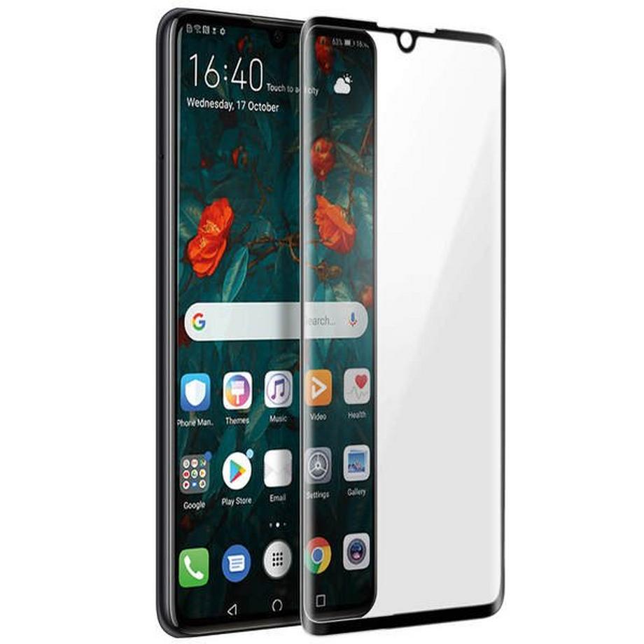Avizar  Panzerglas Folie Huawei P30 Schwarz 