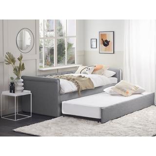 Beliani Letto con rete a doghe en Poliestere Glamour LIBOURNE  