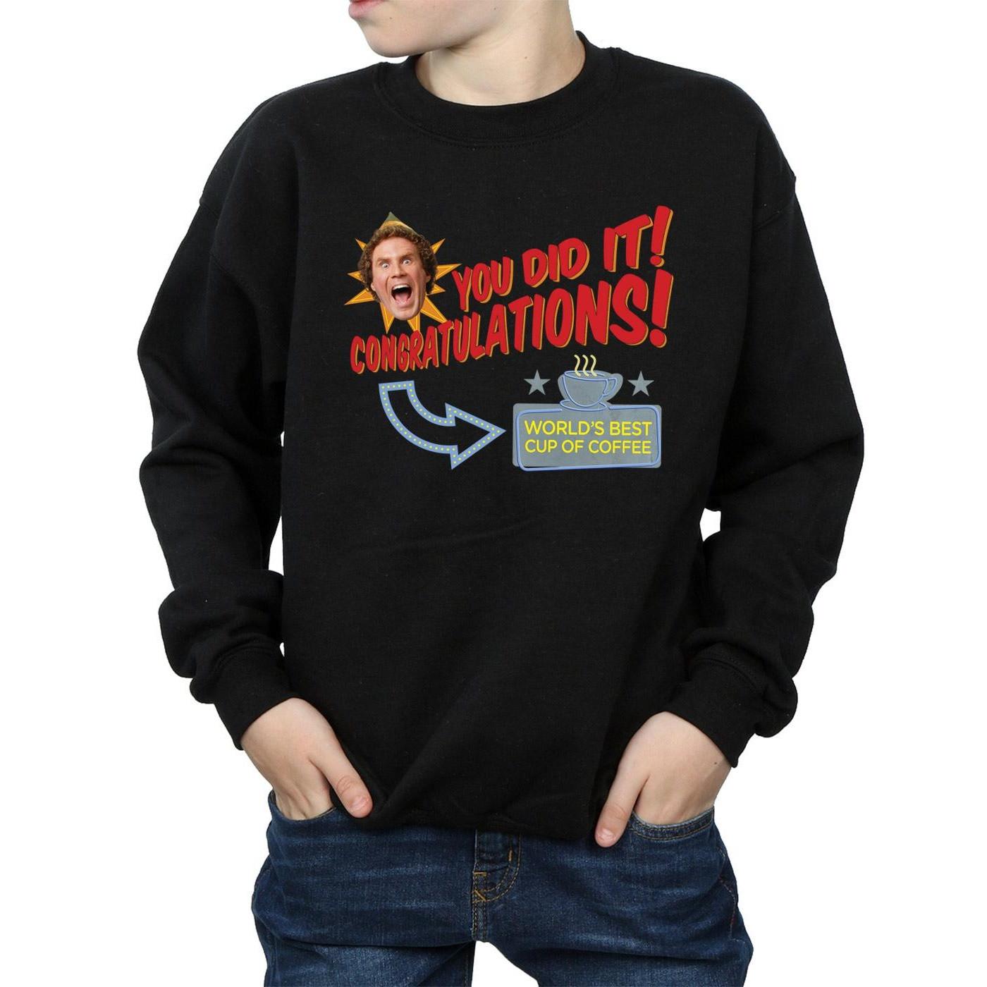 Elf  World's Best Coffee Sweatshirt 