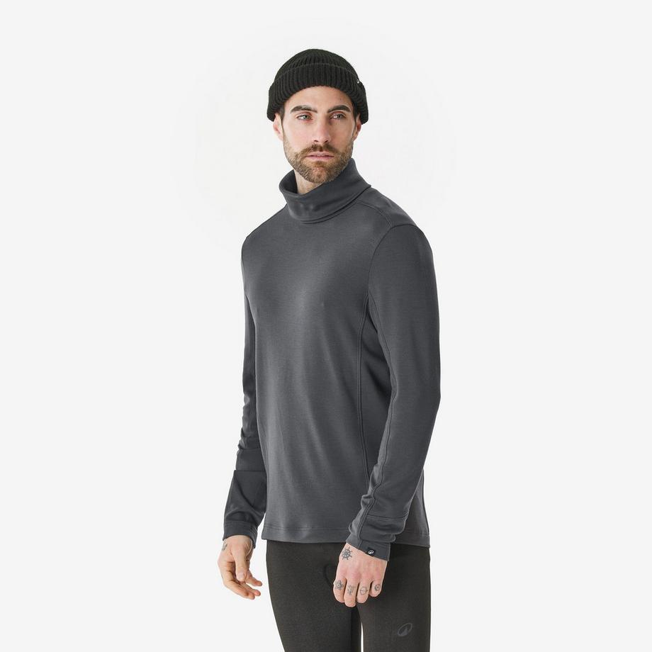 WEDZE  Maglia termica con collo alto in lana merino 
