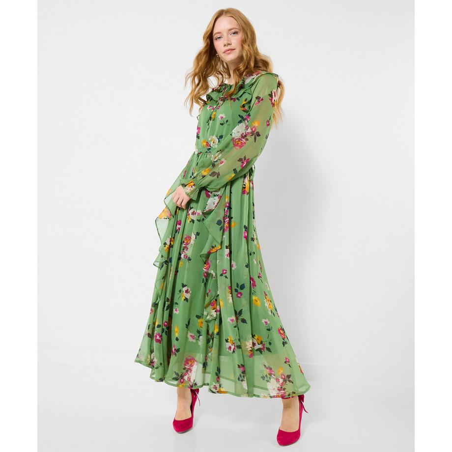 Joe Browns Georgette Rüschenkleid mit Unterkleid  