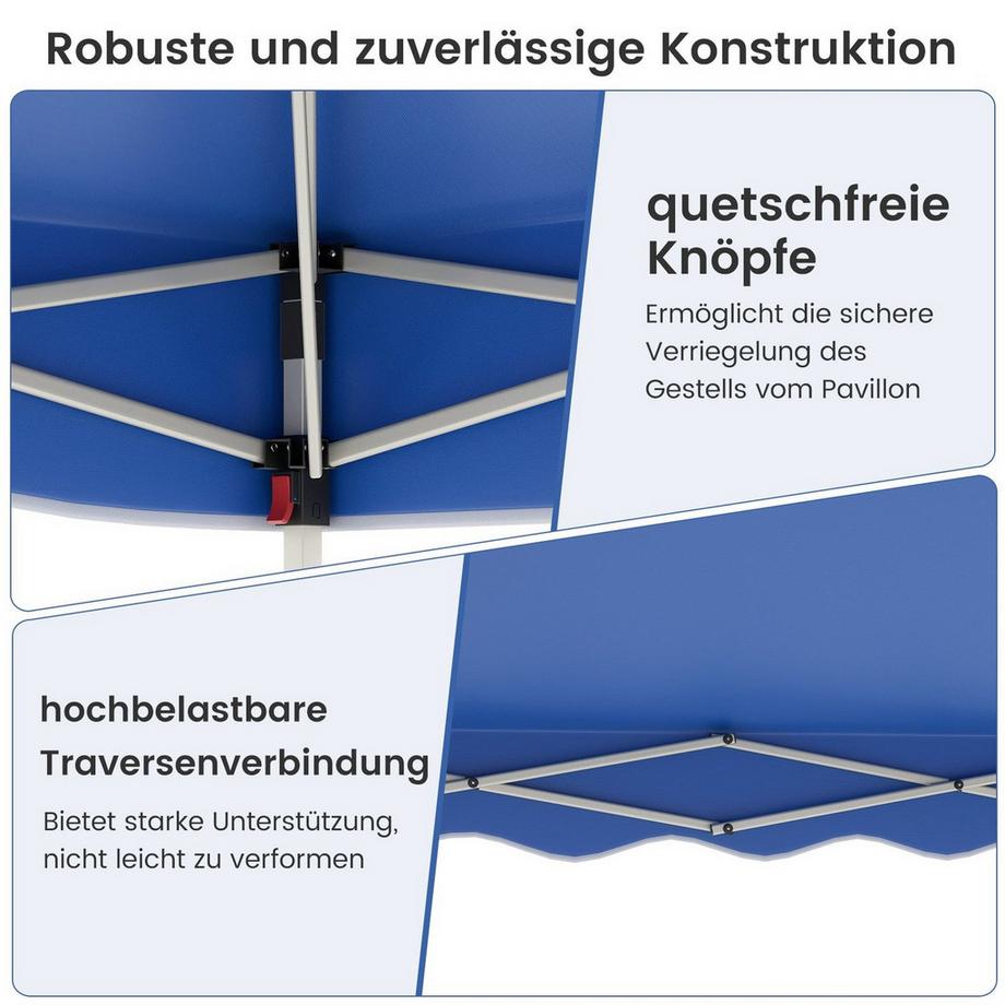 Northix Pop-Up-Überdachungszelt mit Rädern  