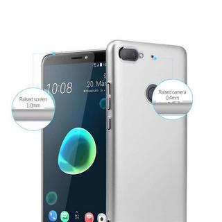 Cadorabo  Housse compatible avec HTC Desire 12 PLUS - Hard Case Coque de protection d'aspect métallique contre les rayures et les chocs 