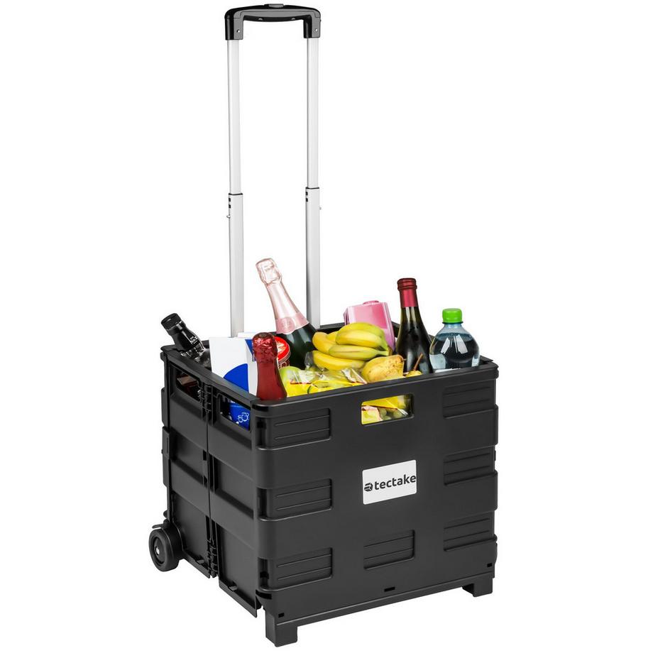 Tectake  Einkaufstrolley  klappbar aus Hartschale 