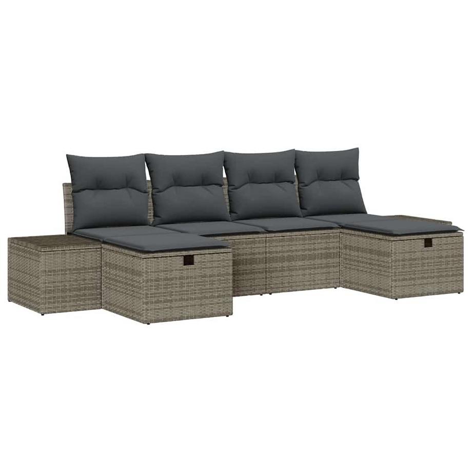 Divano da esterno Polyrattan
