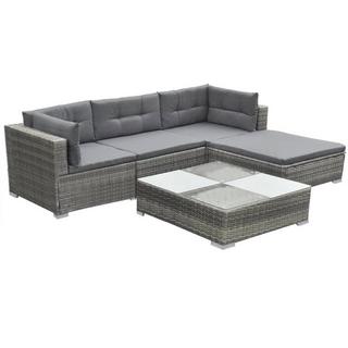 VidaXL Garten-sofagarnitur poly-rattan  