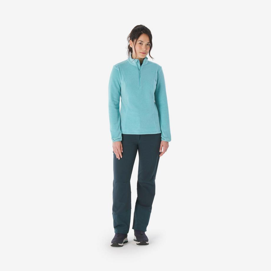 QUECHUA MH100 Damen Wanderfleece Pullover  