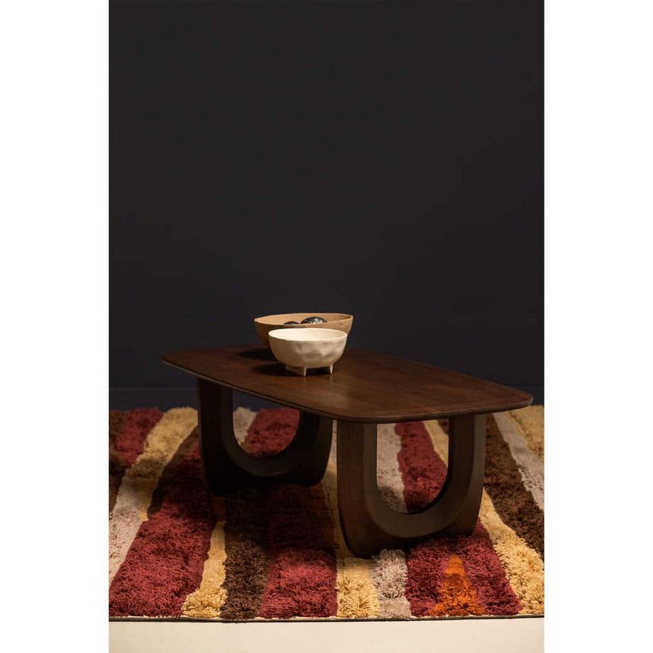 mutoni Tavolino Frequent in legno di mango noce 120x60  