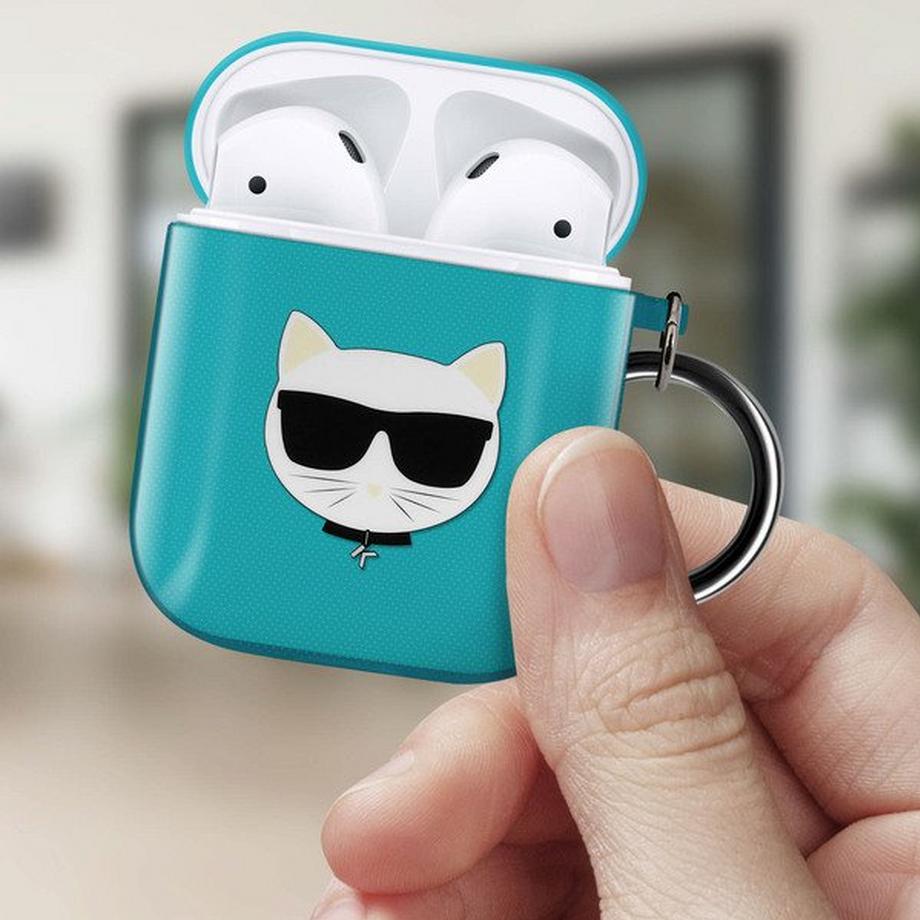 KARL LAGERFELD  Karl Lagerfeld AirPods Hülle Blau 