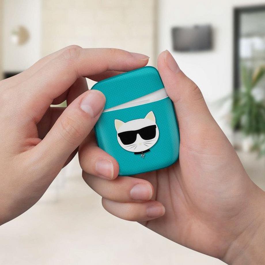 KARL LAGERFELD  Karl Lagerfeld AirPods Hülle Blau 
