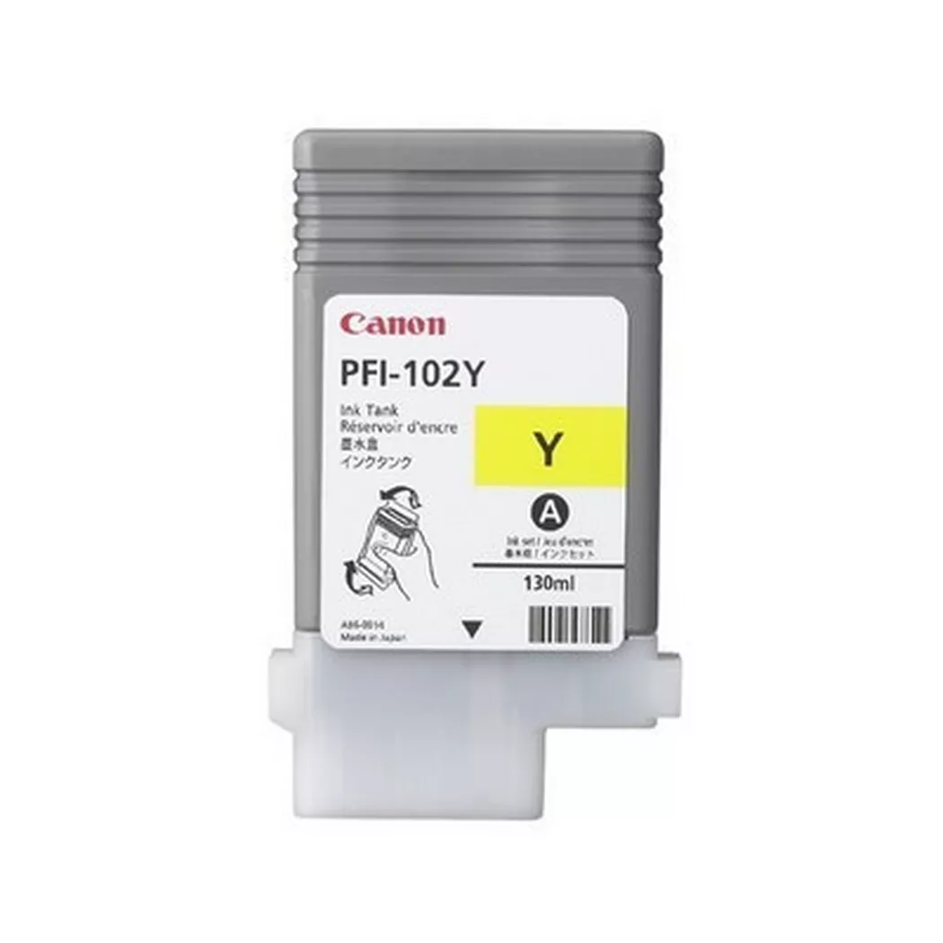 Canon – Tintenpatrone yellow PFI-102Y iPF 700 130ml, One Size
