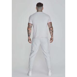 Sik Silk  T-Shirt Smart T-Shirt in Light Grey 