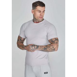 Sik Silk  T-Shirt Smart T-Shirt in Light Grey 