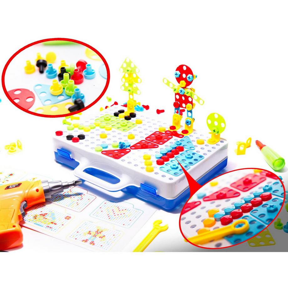 Northio  Jeu de construction avec tournevis et blocs de construction - 237 pièces 