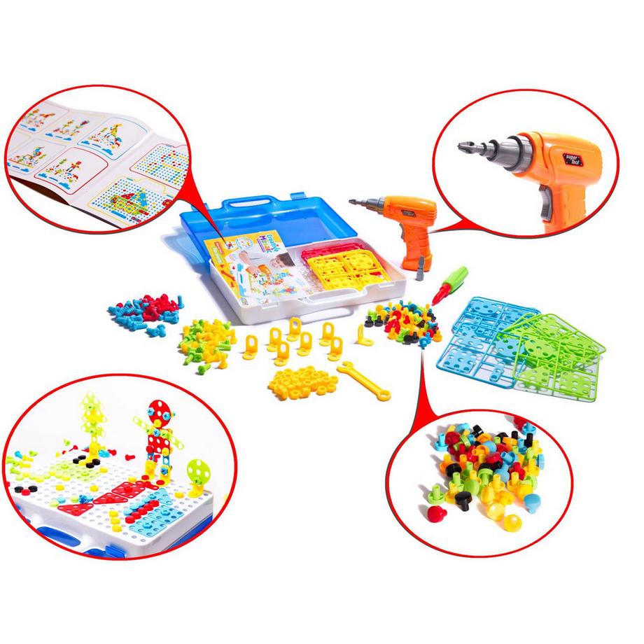 Northio  Jeu de construction avec tournevis et blocs de construction - 237 pièces 