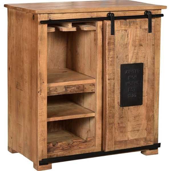 Image of Barschrank Namur Mangoholz natur Barschrank Namur Mangoholz natur